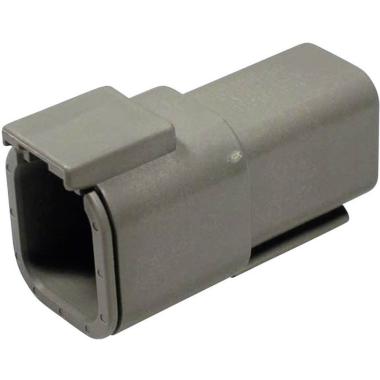 CONNETTORE SERIE DTM PORTA MASCHIO CON TERMINALI 6 VIE (Conf. da 1 pz)