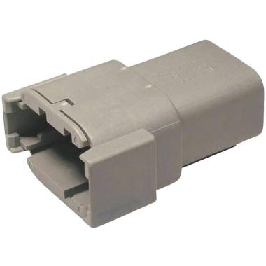 CONNETTORE SERIE DTM PORTA MASCHIO CON TERMINALI 8 VIE (Conf. da 1 pz)