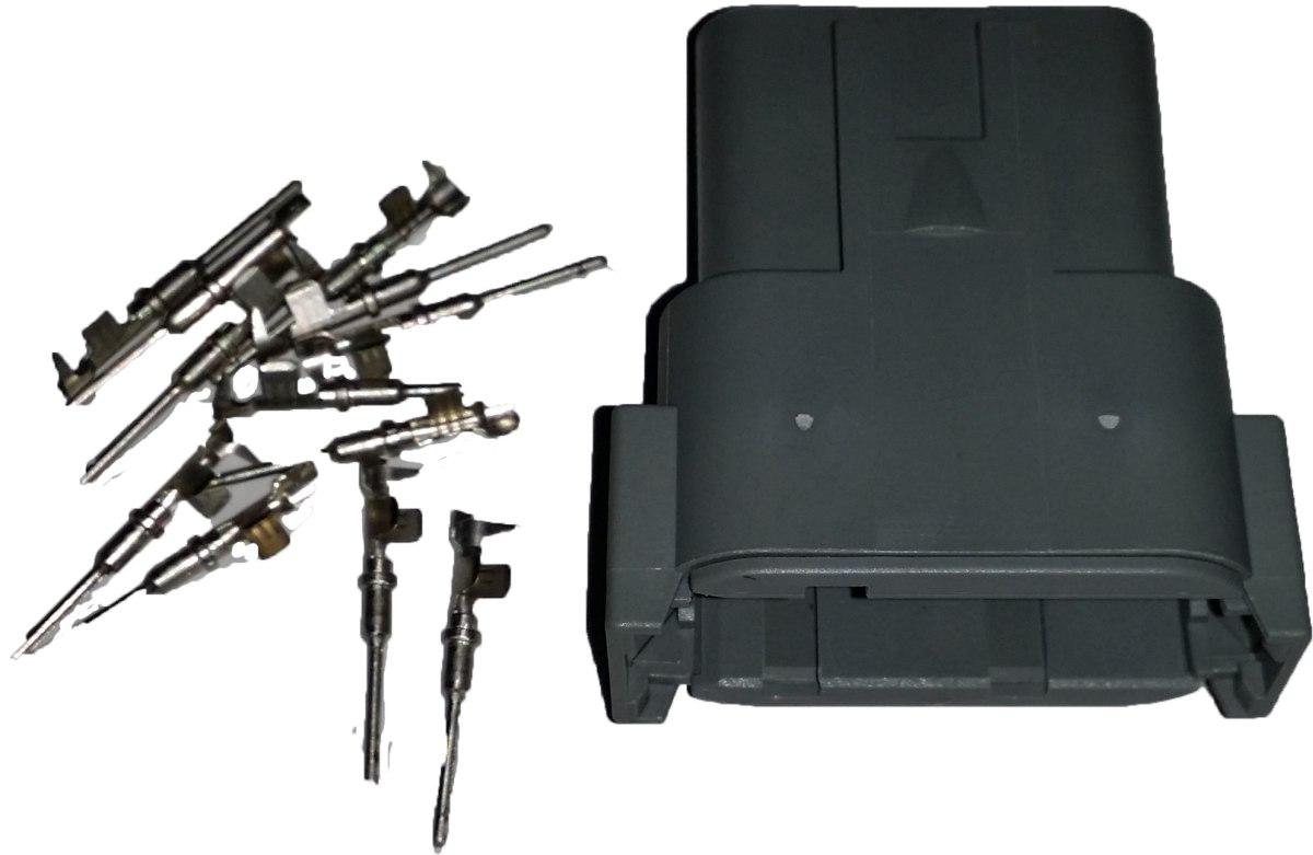 CONNETTORE SERIE DTM PORTA MASCHIO CON TERMINALI 12 VIE (Conf. da 1 pz)