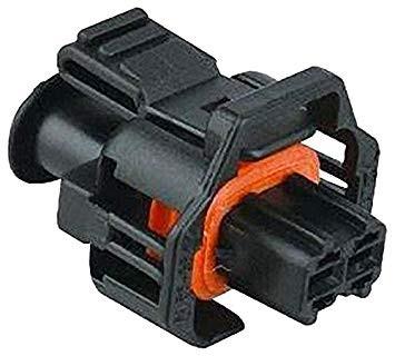 CONNETTORE BOSCH BDK 2,8 C/CORAZZA  PORTA FEM. CON TERMINALI 2 VIE (Conf. da 1 pz)