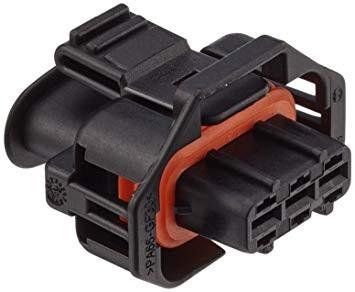 CONNETTORE BOSCH BDK 2,8 C/CORAZZA  PORTA FEM. CON TERMINALI 3 VIE (Conf. da 1 pz)