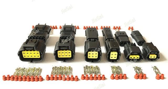 CONN. SERIE ECONOSEAL J PORTA FEMM. C/TERMINALI E GOMMINI 3 VIE (Conf. da 1 pz)