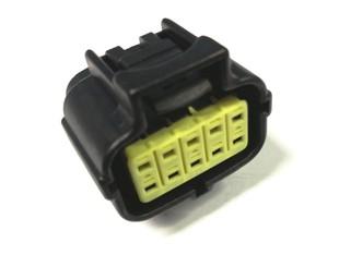 CONN. SERIE ECONOSEAL J PORTA FEMM. C/TERMINALI E GOMMINI 10 VIE (Conf. da 1 pz)