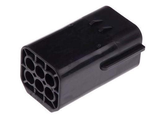 CONN. SERIE ECONOSEAL J PORTA FEMM. C/TERMINALI E GOMMINI 6 VIE (Conf. da 1 pz)