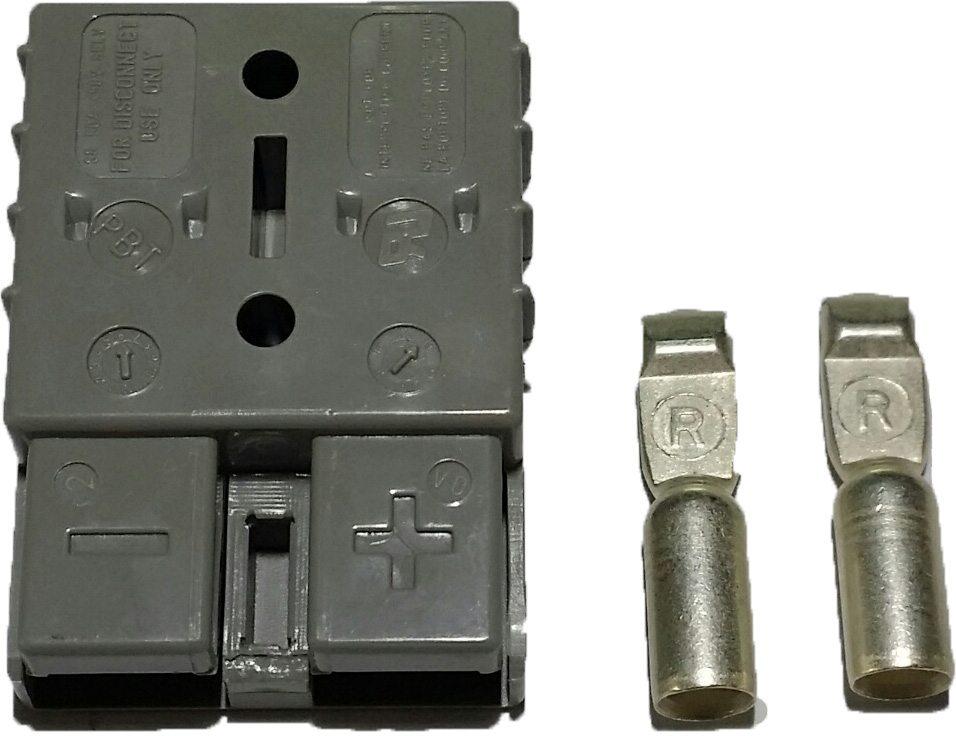 CONNETTORE BIPOLARE SB 50 MASCHIO / FEMMINA PER CAVO DA 16 MMQ 50 A 150 V MAX 47,6X36,5X15,9 (Conf. da 1 pz)