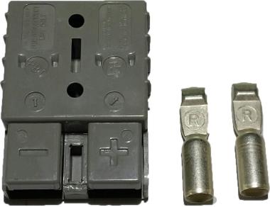 CONNETTORE BIPOLARE SB 50 MASCHIO / FEMMINA PER CAVO DA 16 MMQ 50 A 150 V MAX 47,6X36,5X15,9 (Conf. da 1 pz)