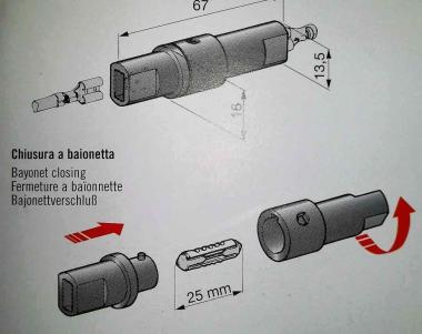 PORTAFUSIBILE VOLANTE BIANCO (conf da 25 pz)