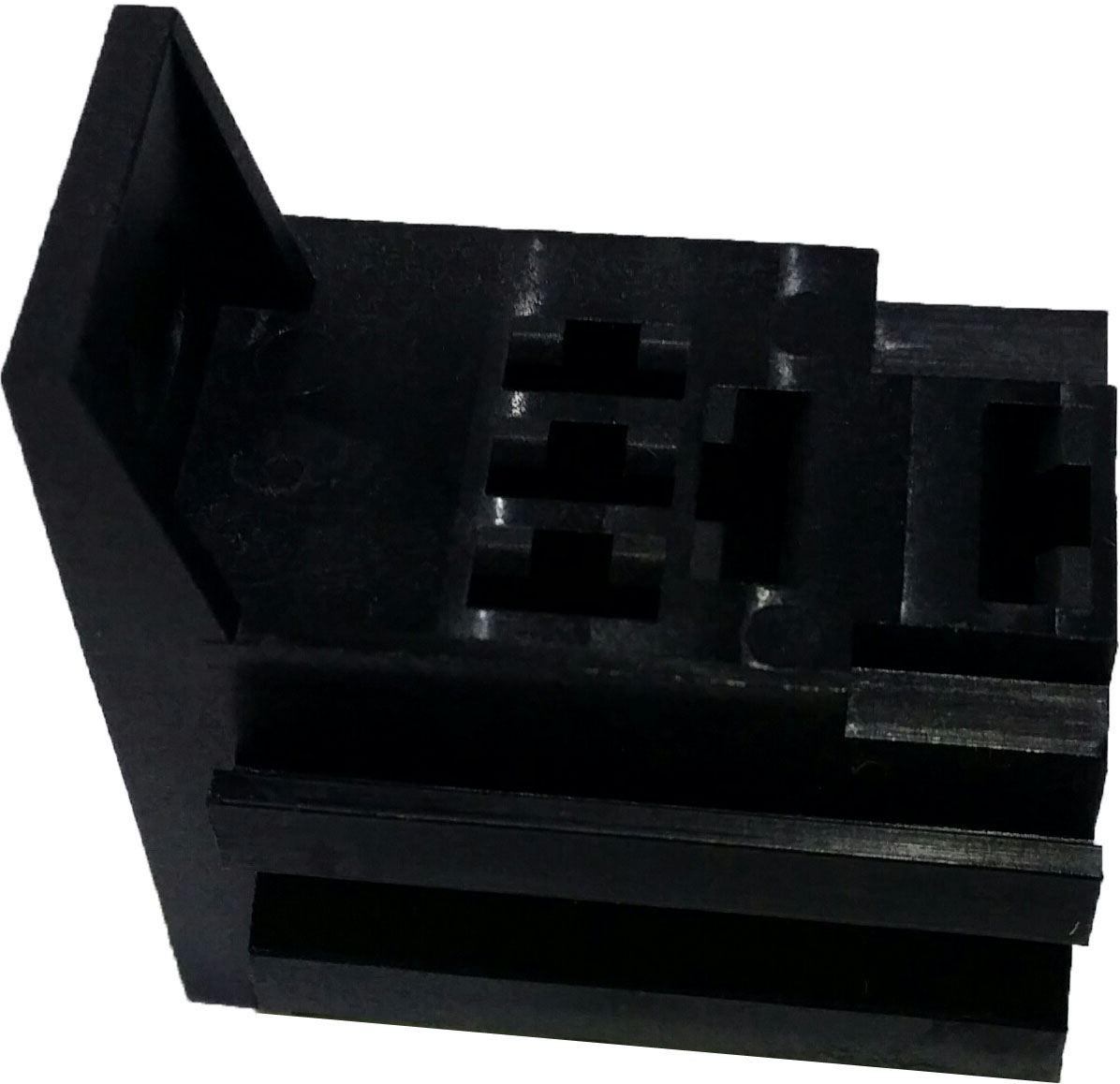 BASETTA PORTA MICRORELE'  2 da 6,3 mm -3 da 4,8 mm   ( Conf. da 1 Pz )