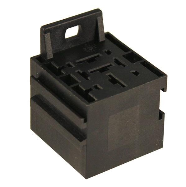 BASETTA PORTA MAXI RELE'  2 da 9,5mm - 2 da 6,3 mm    ( Conf. da 1 Pz )