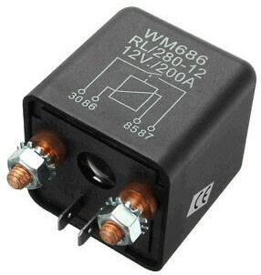 MEGARELE' 12 VOLT 120 AMP CONTINUI - 200 DI PICCO  ( Conf. da 1 Pz )