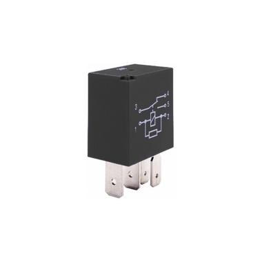 MICRORELE' 24 VOLT 10/20 AMP  IN SCAMBIO C/RESISTENZA  2-6,3 + 3-4,8 mm