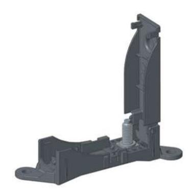 MTA - MEGAVAL HOLDER SINGLE STUD 1  VIE ( Conf. da 200 pz )