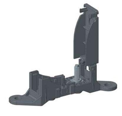 MTA - MIDVAL HOLDER SINGLE STUD 1  VIE ( Conf. da 200 pz )