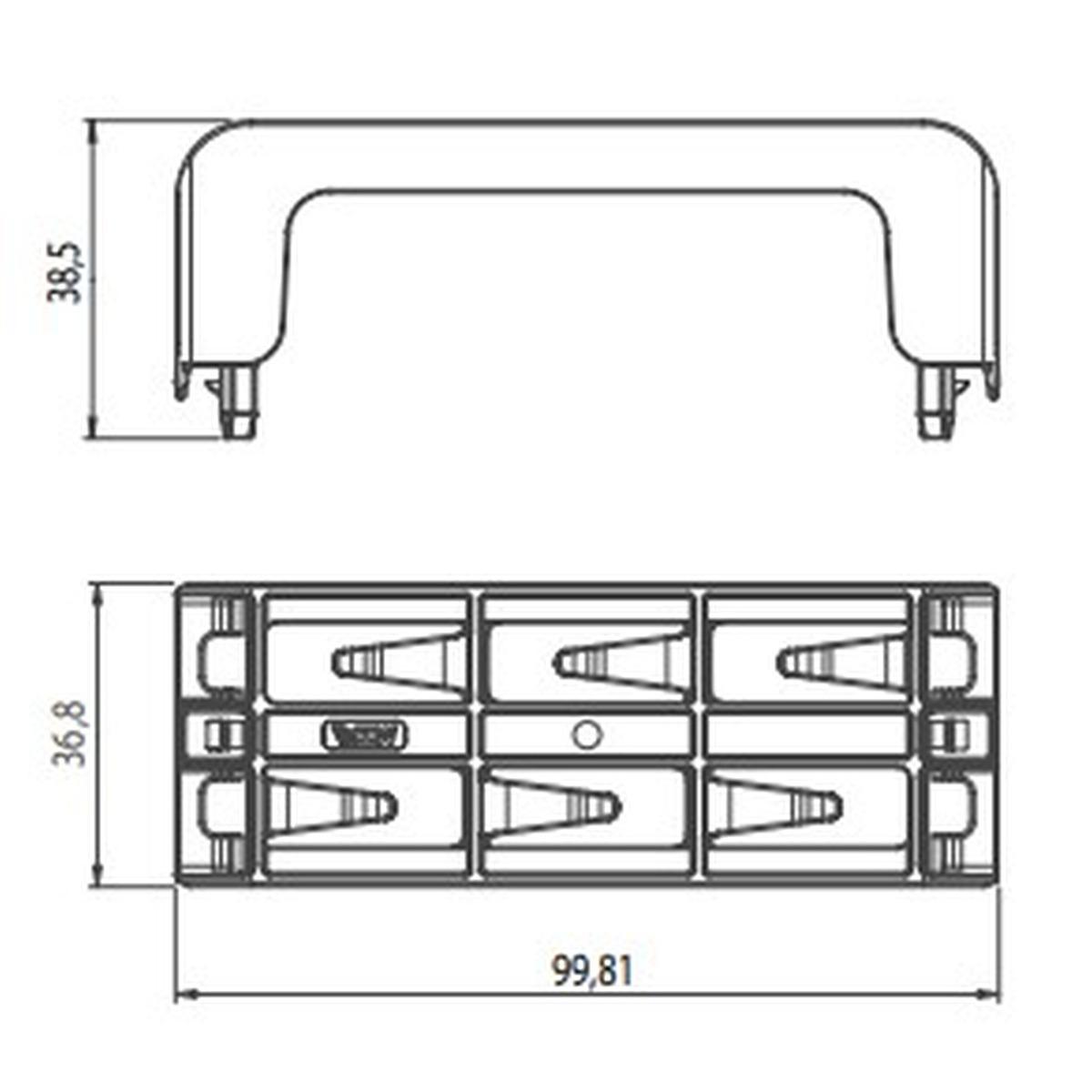 MTA - COPERCHIO  RELAYHOLDER ( Conf. da 350 pz )