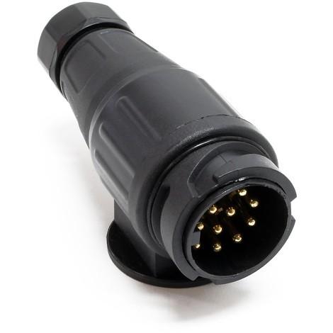 SPINA A 13 POLI IN PLASTICA PER RIMORCHIO ( Conf. da 1 pz )