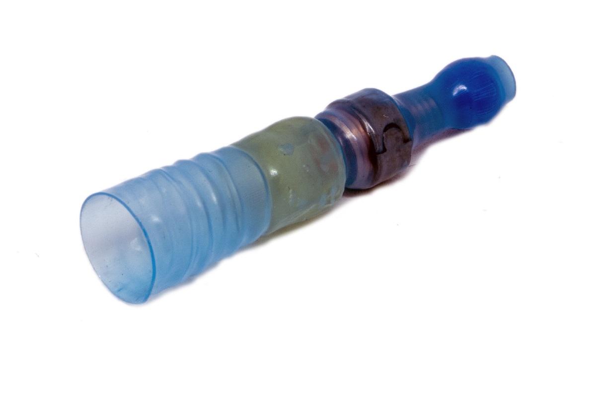GIUNTO DI CODA TERMOR. 2,5 - 4,0 MMQ BLU ( Conf. da 10 pz )