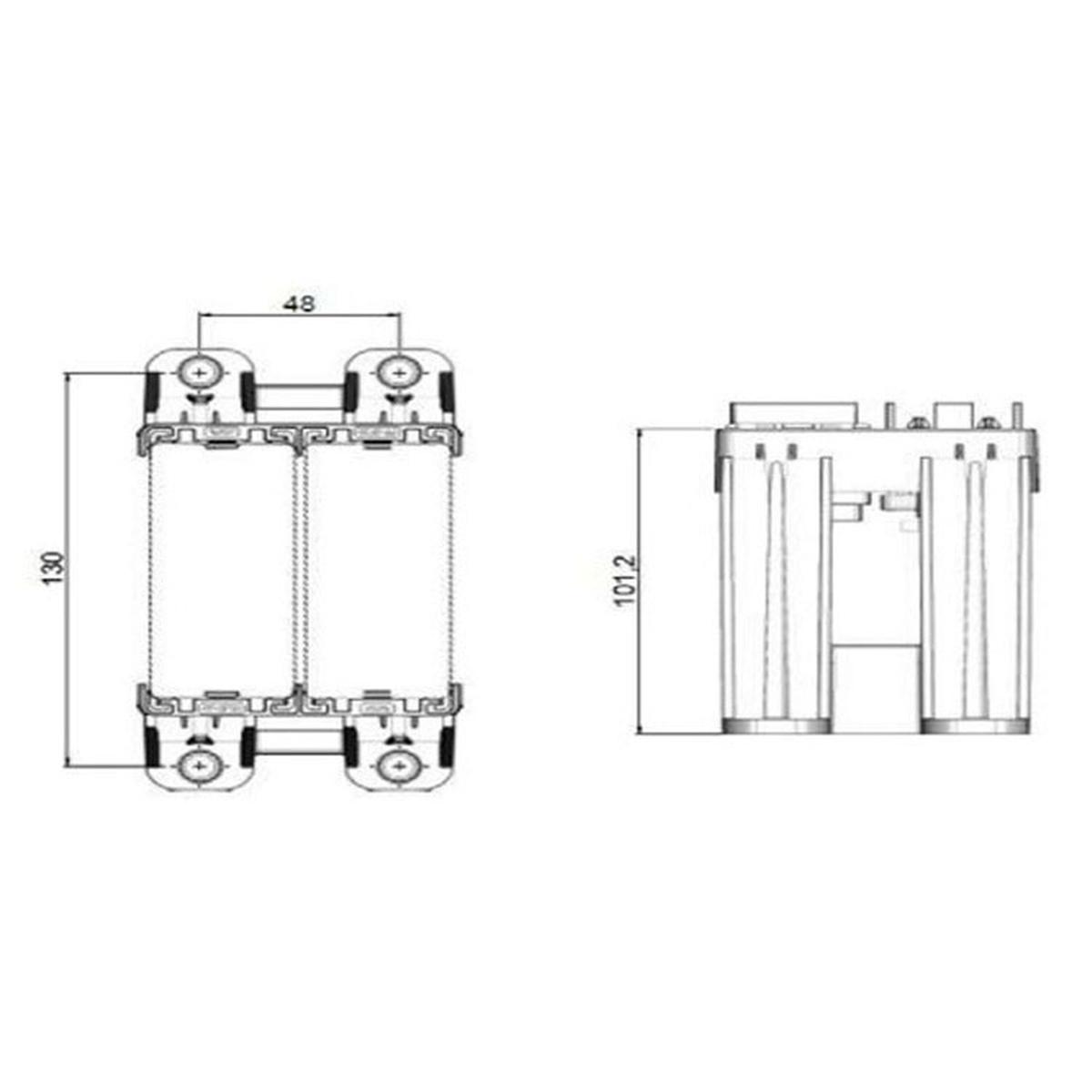 SUPPORTO PER MODULI (Conf. da 2 pz)