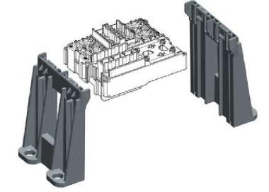 SUPPORTO PER MODULI (Conf. da 2 pz)
