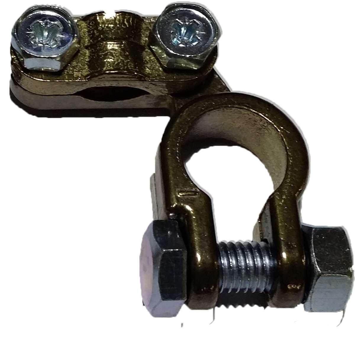 MORSETTO BATTERIA  (-) TIPO ALFA RINFORZATO (Conf. da 2 pz)