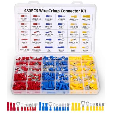 KIT ASSORTIMENTO CAPICORDA PREISOLATI 480 pz
