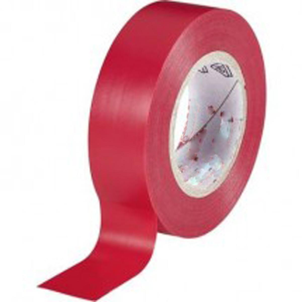 NASTRO ISOLANTE ROSSO 19 MM X 25 MT ( Conf. da 1 pz )