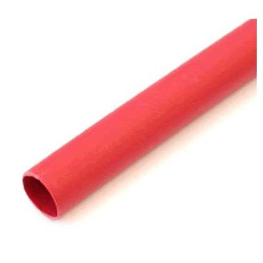 Tubetto guaina termorestringente rosso, lunghezza 1 mt. Ø 4,8 mm.