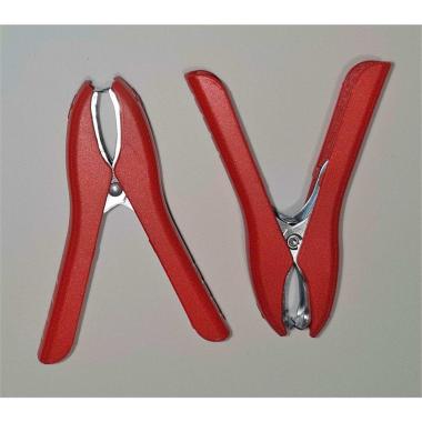 PINZA ROSSA ISOLATA 50 AMP (Conf. da 2 pz)