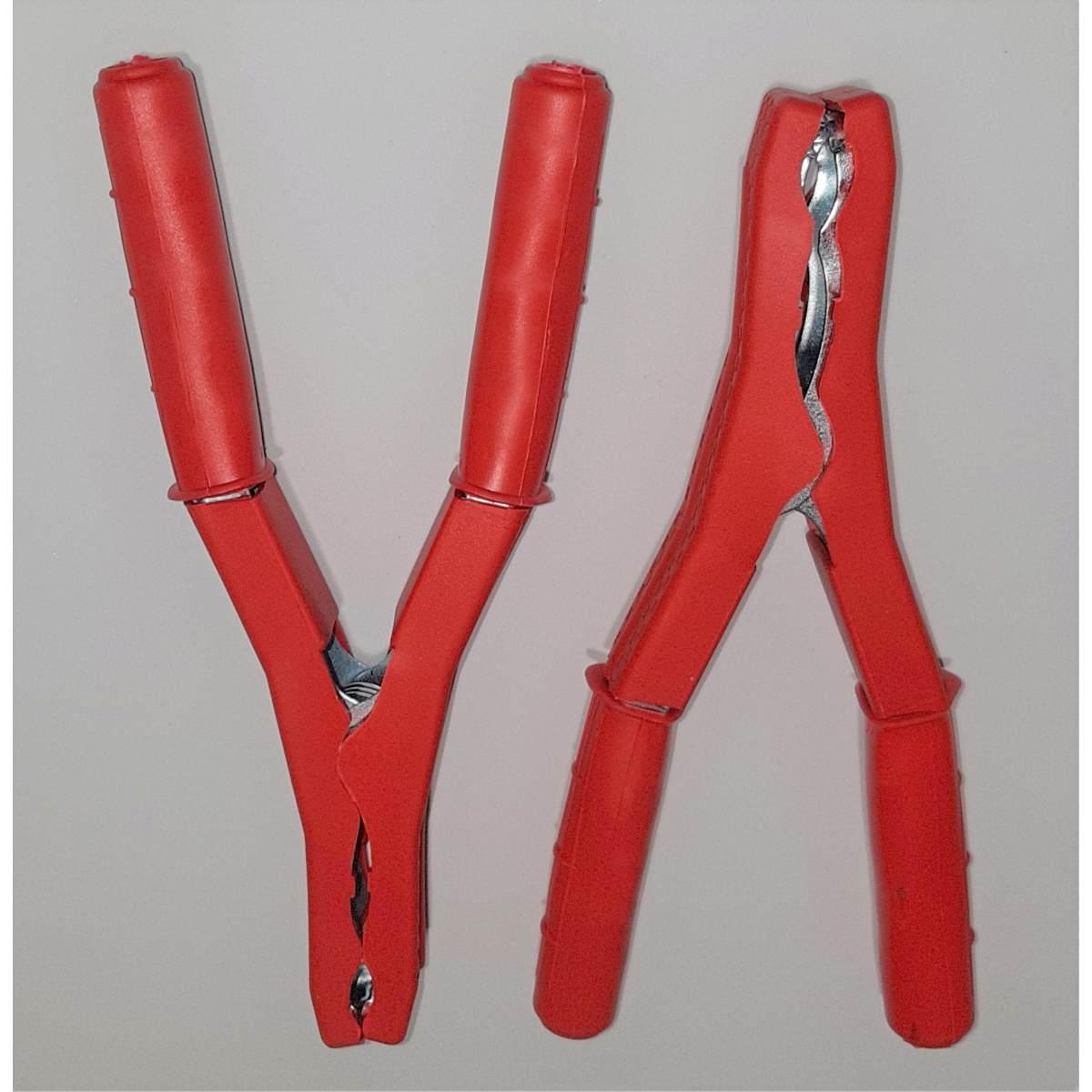 PINZA ROSSA ISOLATA 180 AMP (Conf. da 2 pz)