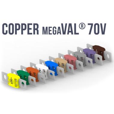MTA - MEGAVAL FUSIBILE 70 VOLT 100A ( Conf. da 350 pz )