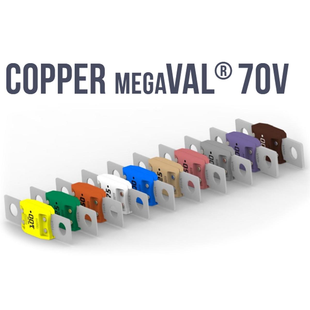 MTA - MEGAVAL FUSIBILE 70 VOLT 500A ( Conf. da 350 pz )