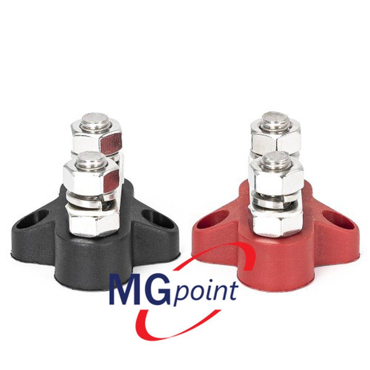 Nodo derivazione 2 vie m10 rosso 150 amp