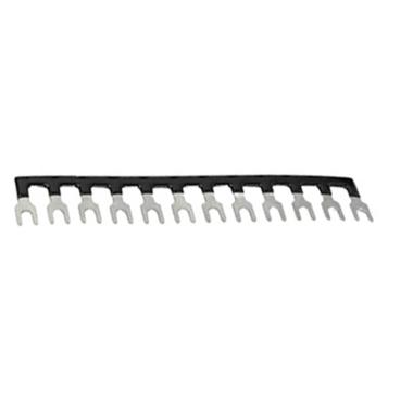 Barra di collegamento per art. 140022 nera 12 contatti 35 amp