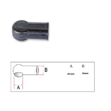 PROTEZIONE VITE MOTORINO AVVIAM. PER CAVO FINO A 35 MMQ. Foro gr. 20 mm. pic. 16 mm. ( conf. 10 pz.)