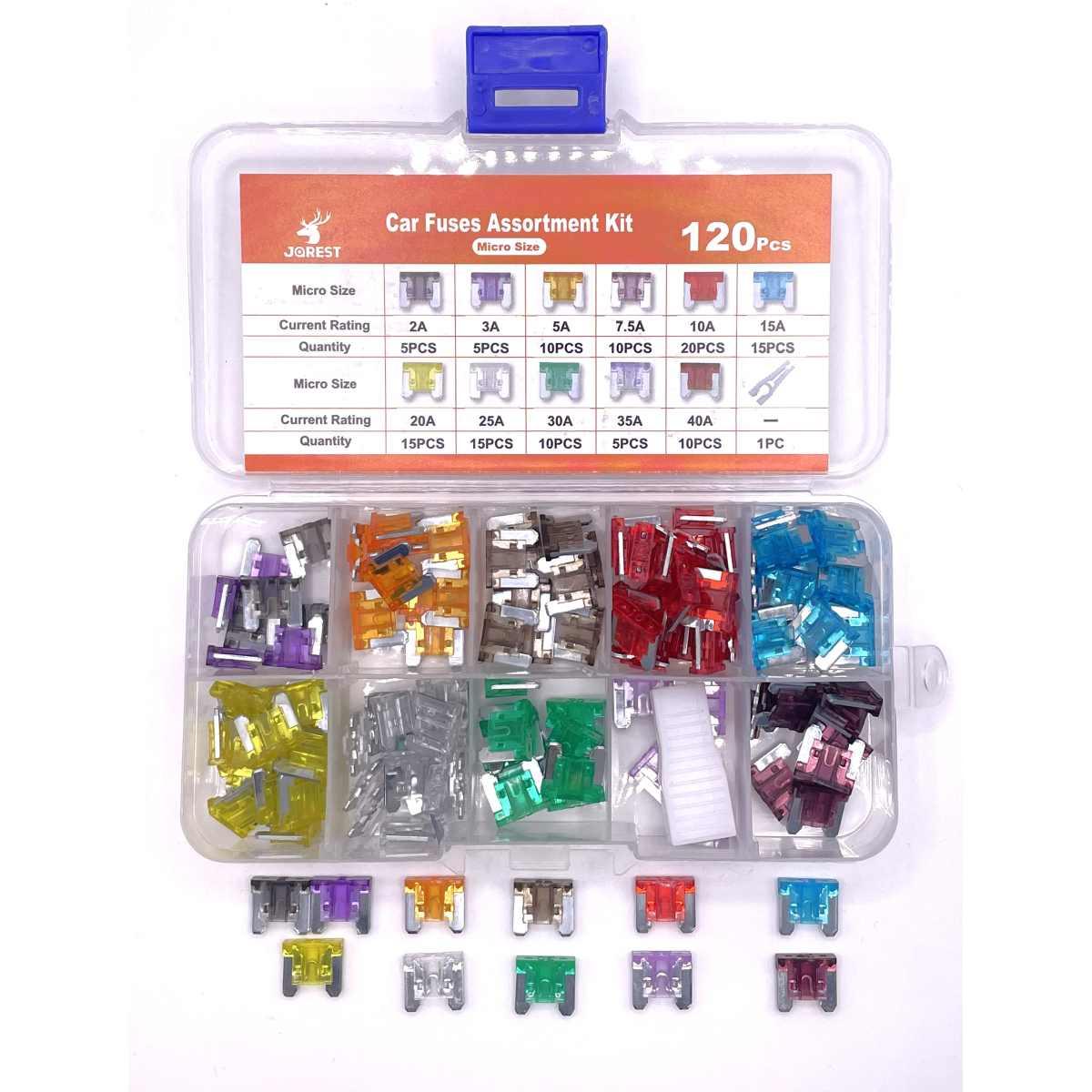 KIT ASSORTIMENTO FUSIBILI LOW PROFILE tot.120 PZ