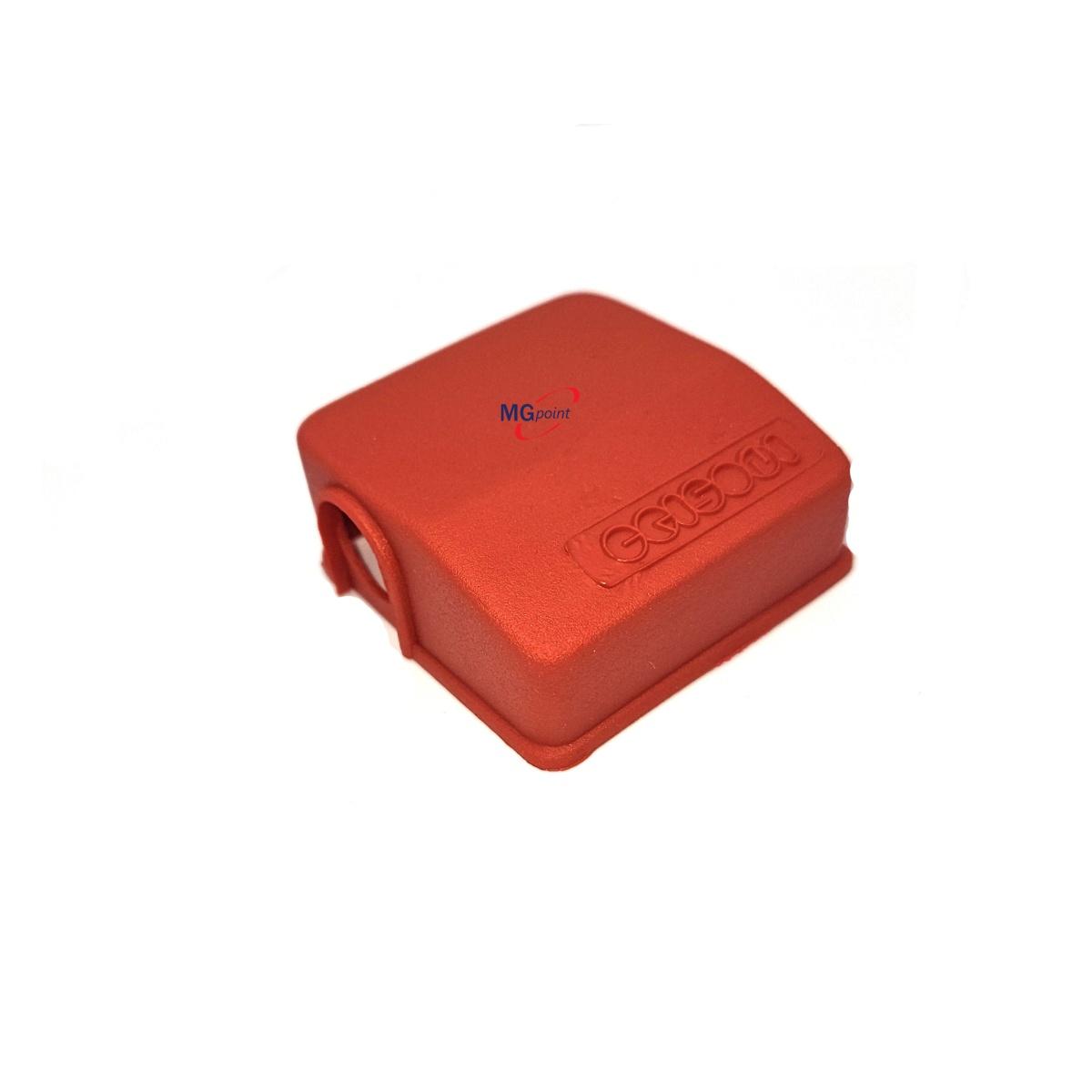 COPRIMORSETTO A DUE USCITE LATERALI ROSSO FORO DA 16 MM ( Conf. da 10 pz )