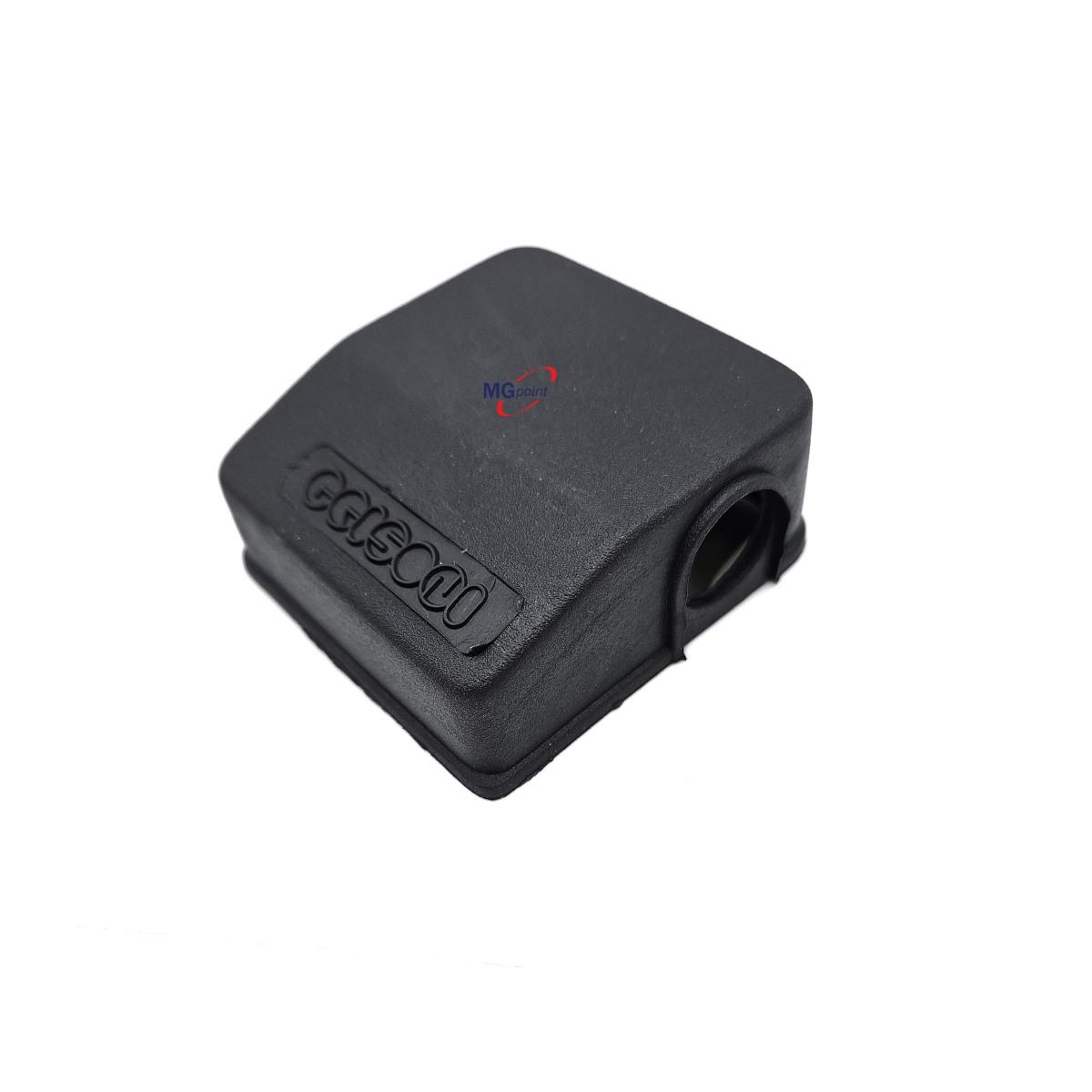 COPRIMORSETTO A DUE USCITE LATERALI NERO FORO DA 16 MM ( Conf. da 10 pz )