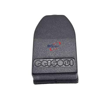 COPRIMORSETTO DIRITTO BASSO PVC NERO FORO DA 9 MM ( Conf. da 10 pz )