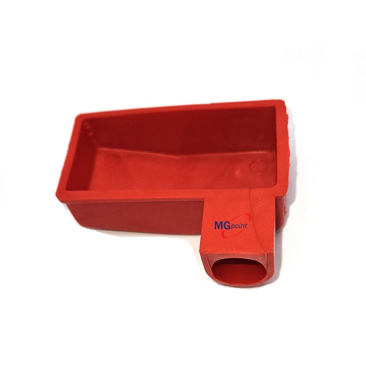 COPRIMORSETTO COMPATTO SINISTRO ROSSO FORO DA 16 MM ( Conf. 10 pz )