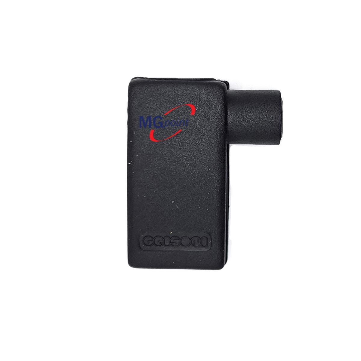 COPRIMORSETTO IN GOMMA NERO FORO DA 16 MM DESTRO ( Conf. da 10 pz )