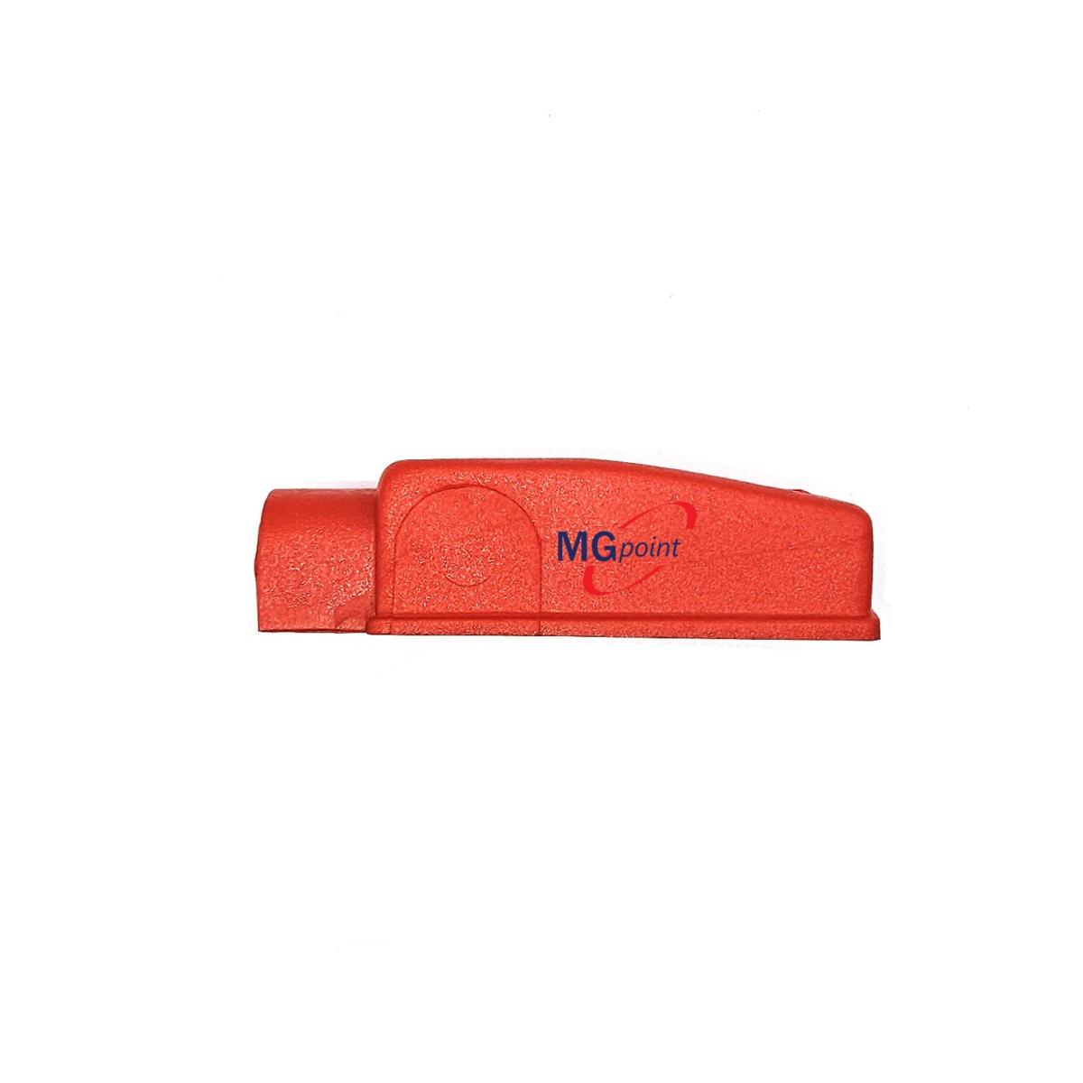 COPRIMORSETTO IN GOMMA ROSSO DRITTO COMPATTO ( Conf. da 10 pz )