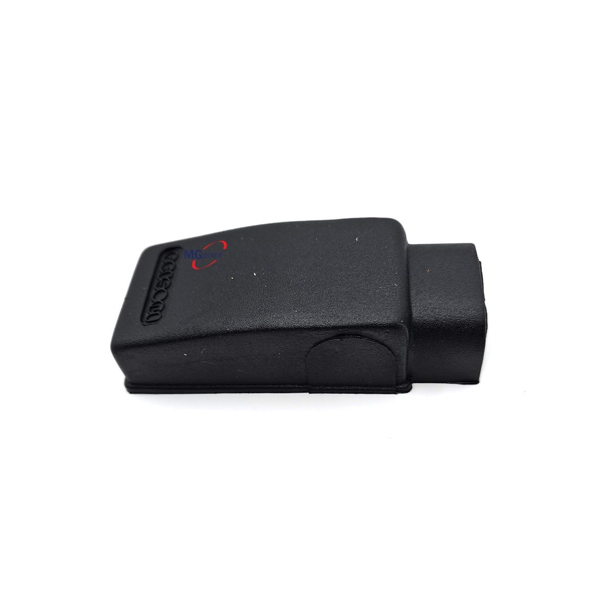 COPRIMORSETTO IN GOMMA NERO DRITTO COMPATTO ( Conf. da 10 pz )