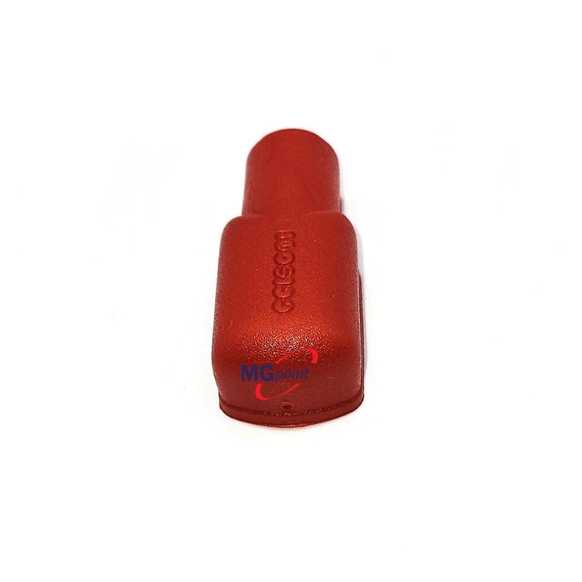 COPRICAPICORDA DIRITTO ROSSO FORO 14mm ( CONF. 10 PZ.)