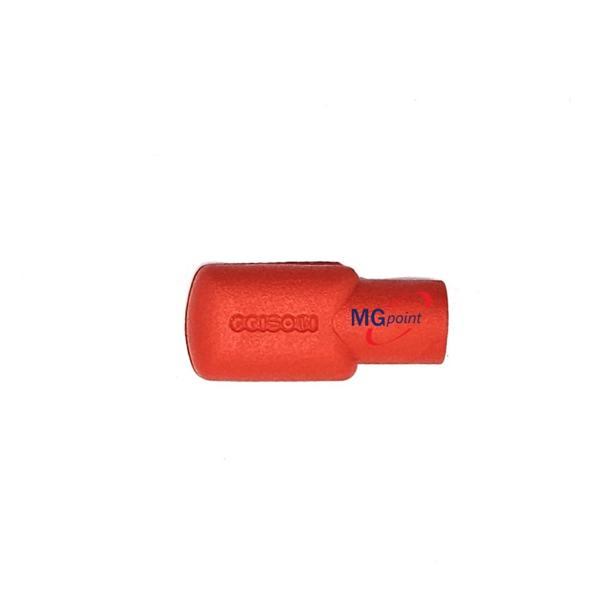 COPRICAPICORDA DIRITTO ROSSO FORO 17mm ( CONF. 10PZ.)