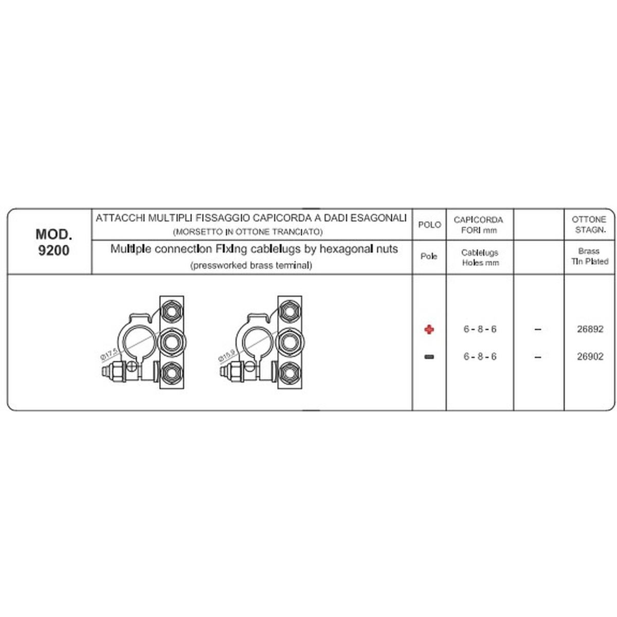 VEDI 1507701 MTA ( Conf. da 10 pz )