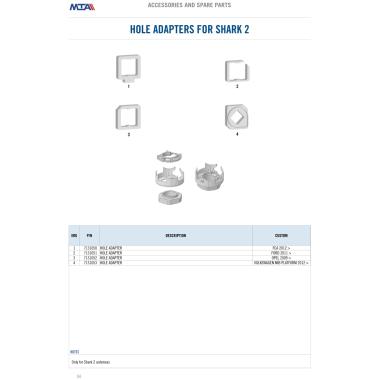 Hole adapter FORD