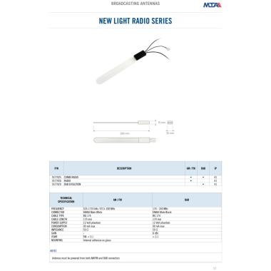 Light combi radio - am/fm/dab