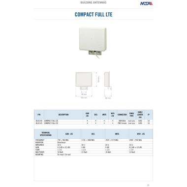 Ant.direz compatta 4g full lte cable 5mt sma/m
