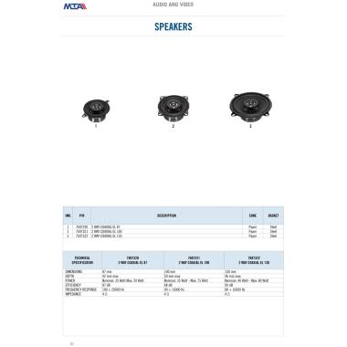MTA - Loudspeakers EL100 (pair)  ( Conf. Da 1 pz )