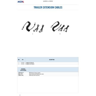 MTA - Trailer extension kit double camera  ( Conf. Da 1 pz )