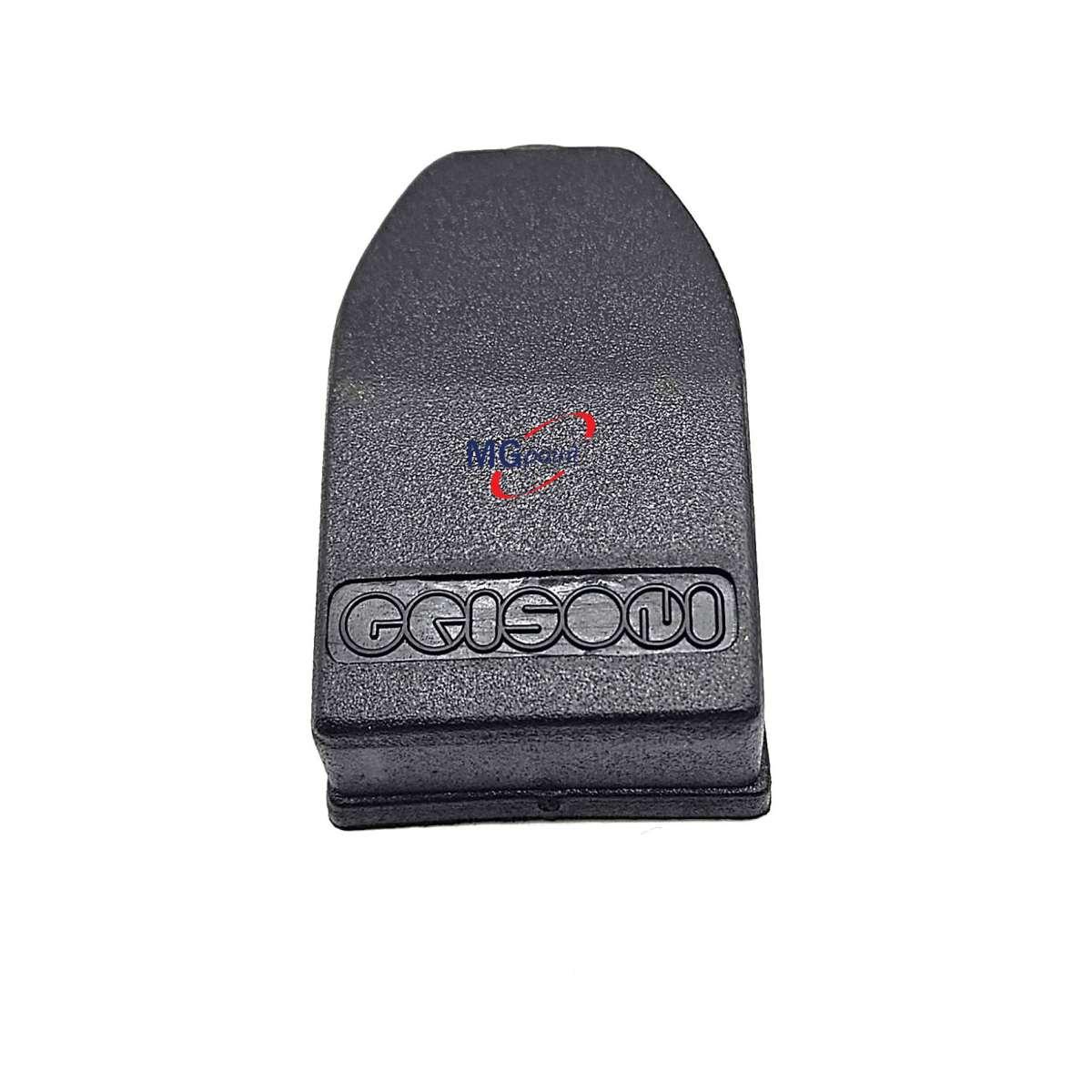 COPRIMORSETTO DIRITTO BASSO PVC NERO FORO DA 9 MM ( Conf. da 200 pz )